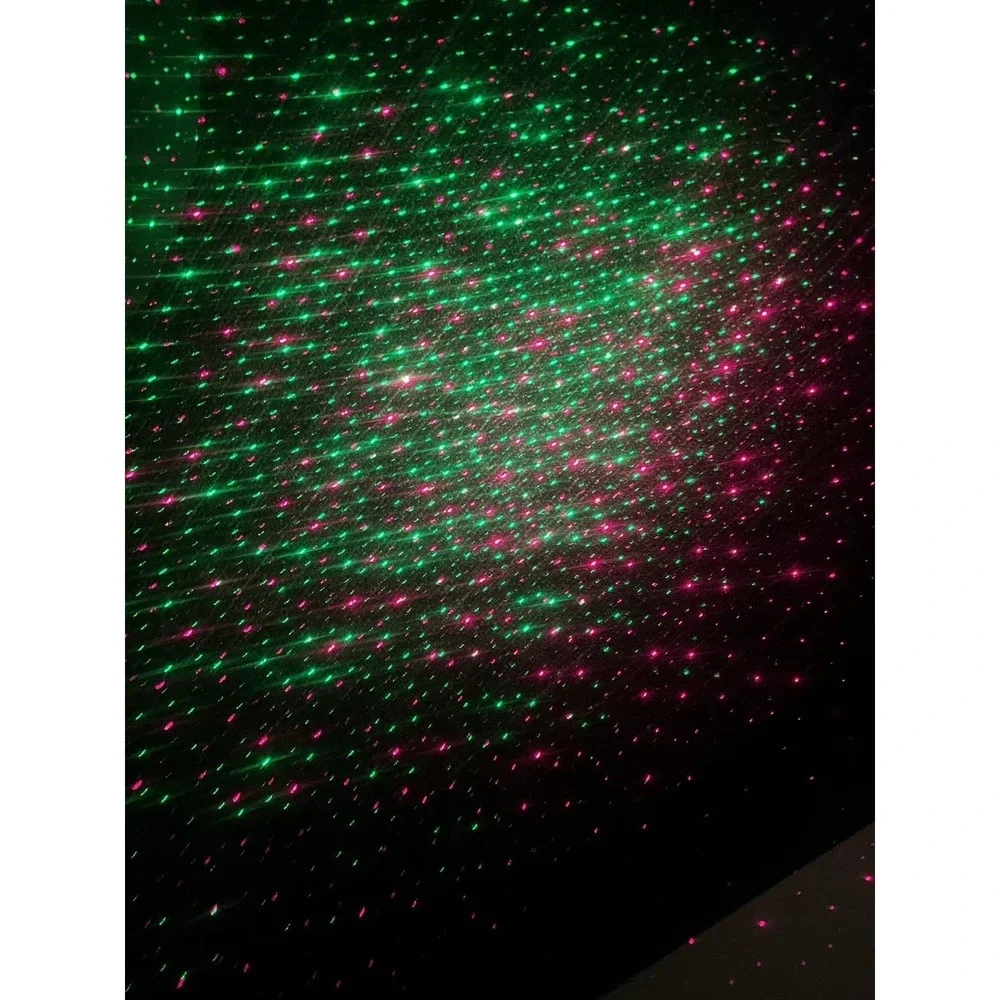 Star Shower Laser Light Projector Red And Green Twinkle Lights W/ Box‎ Outdoor
